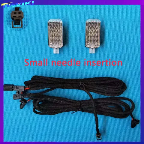 LED 자동차 내부 앰비언트 라이트, 파사트 B6 골프 5 6 7 MK6, 아우디 A3 S3 A4 B9 A5 A6 A7 A8 Q3 Q5 Q7 TT 시트 풋웰 라이트 및 케이블