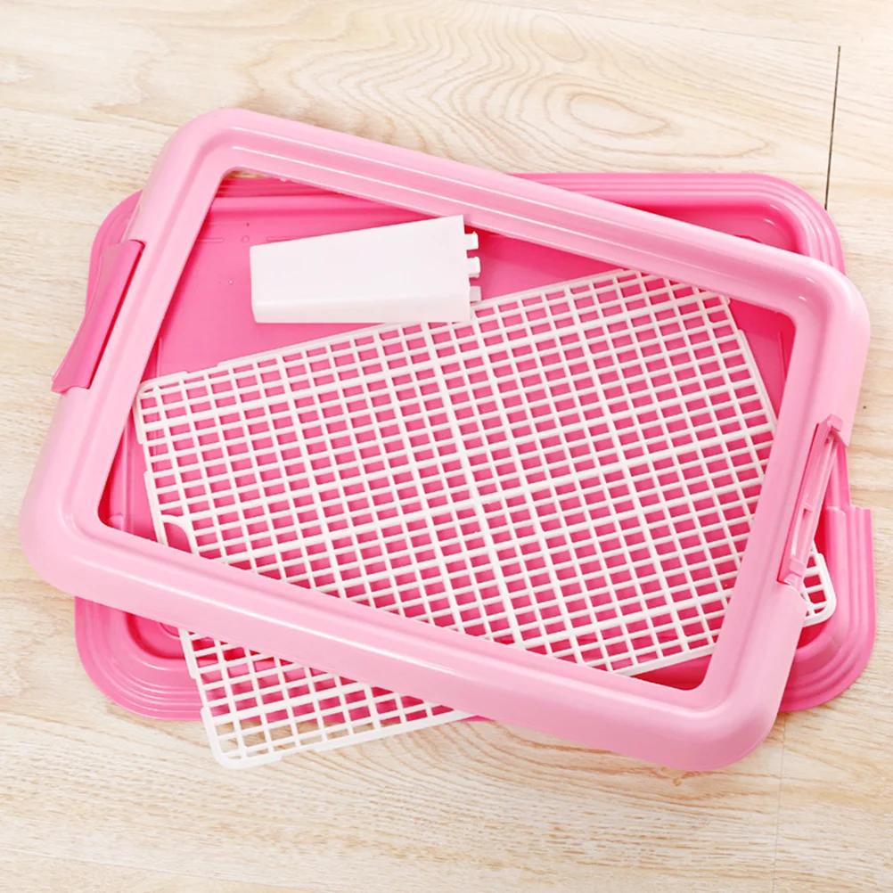 Potty Toilet Dog Puppy Training Pet Indoor Pads Pad Cat Holder Tray Mesh Pee Starter Kit Potties Mat Gird Replacement Diapers