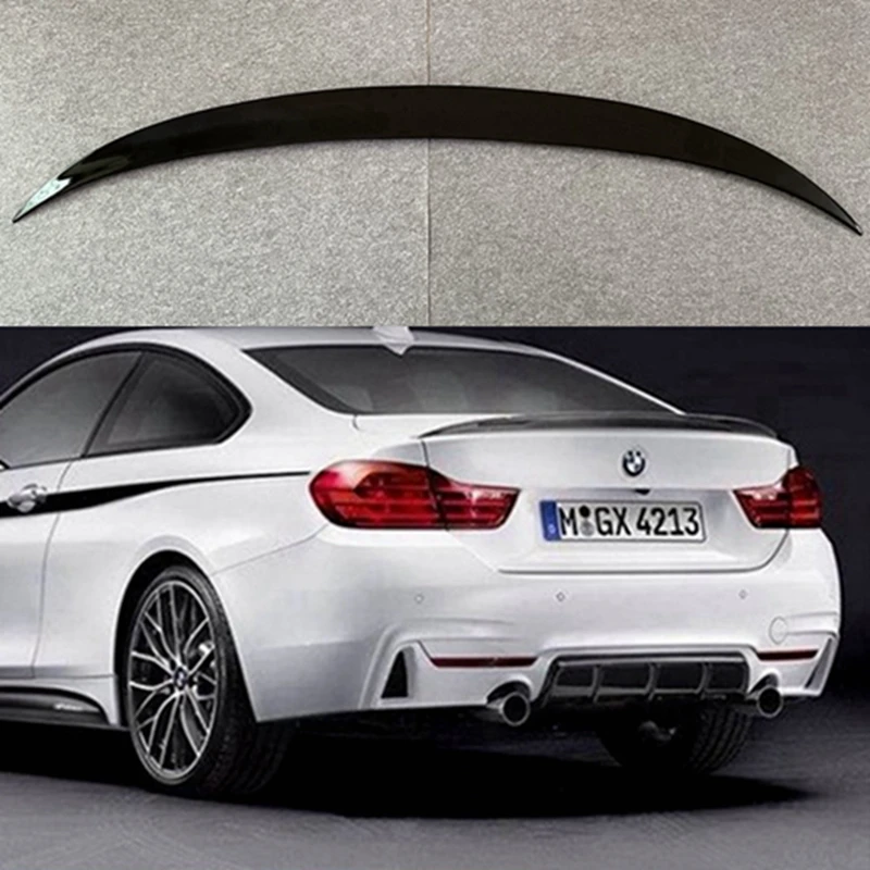 

P Style Carbon Fiber Rear Spoiler Trunk Lip Wing For BMW F33 Convertible 4 Series 420i 428i 435i F83 M4 2014 -2020 UP