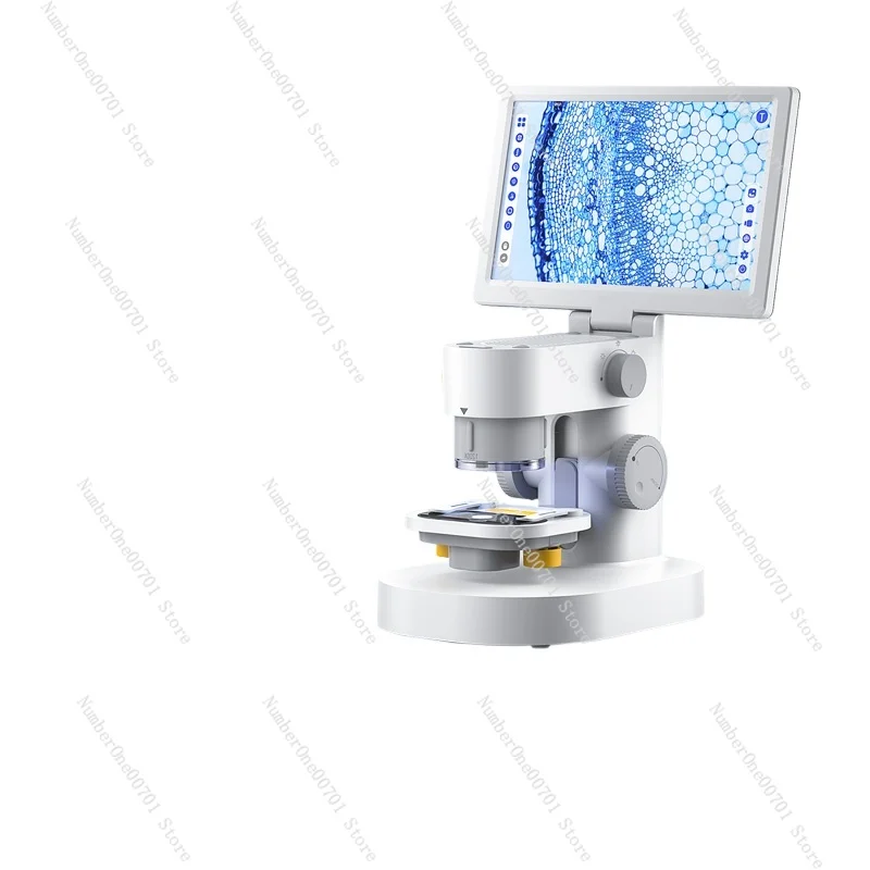 9-Inch Microbial Microscope 1200 Times Electronic Digital Magnifying Glass with Biology Student Scientific Experiment