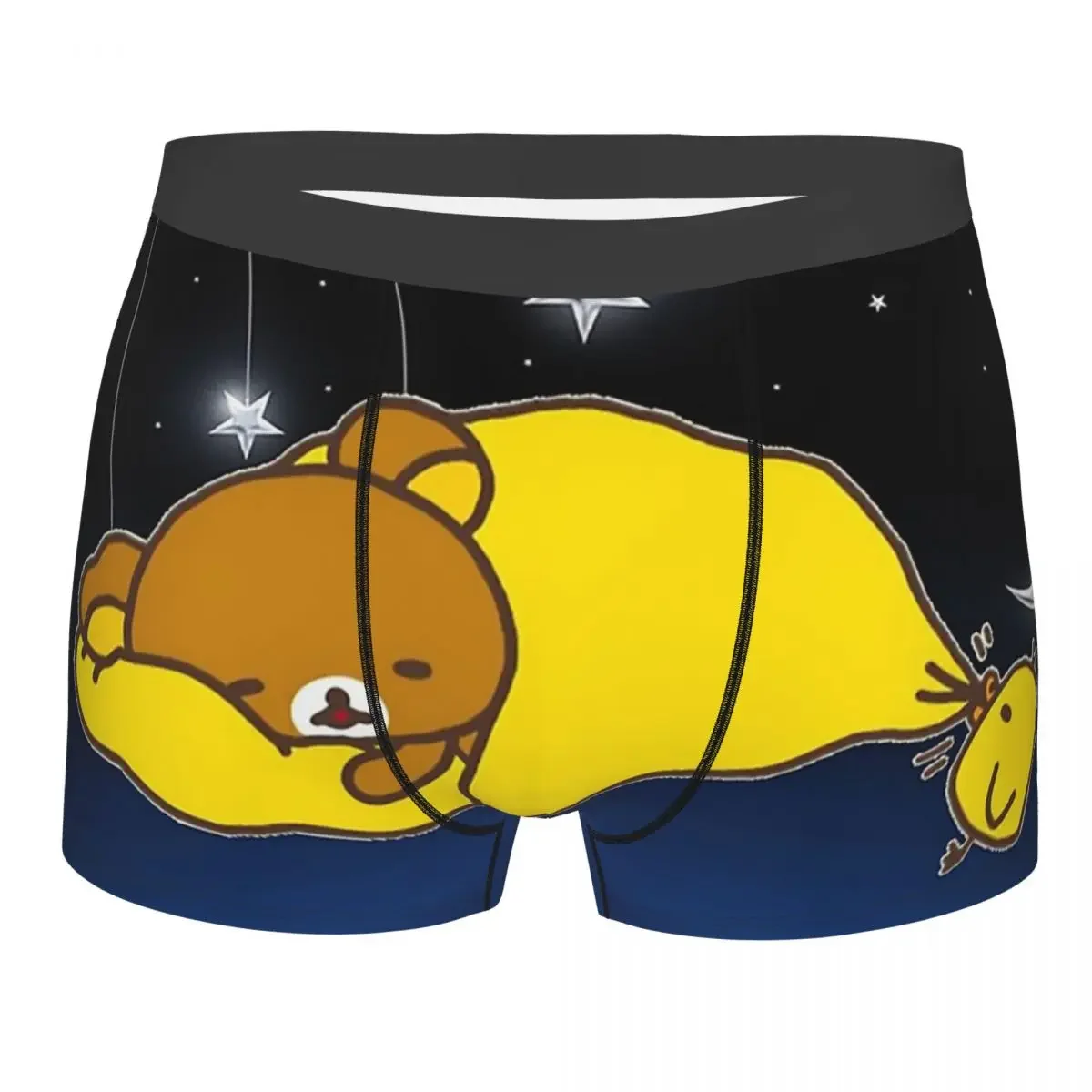 Sleepy Rilakkuma Bear Underpants Homme Panties Man Underwear Ventilate Shorts Boxer Briefs