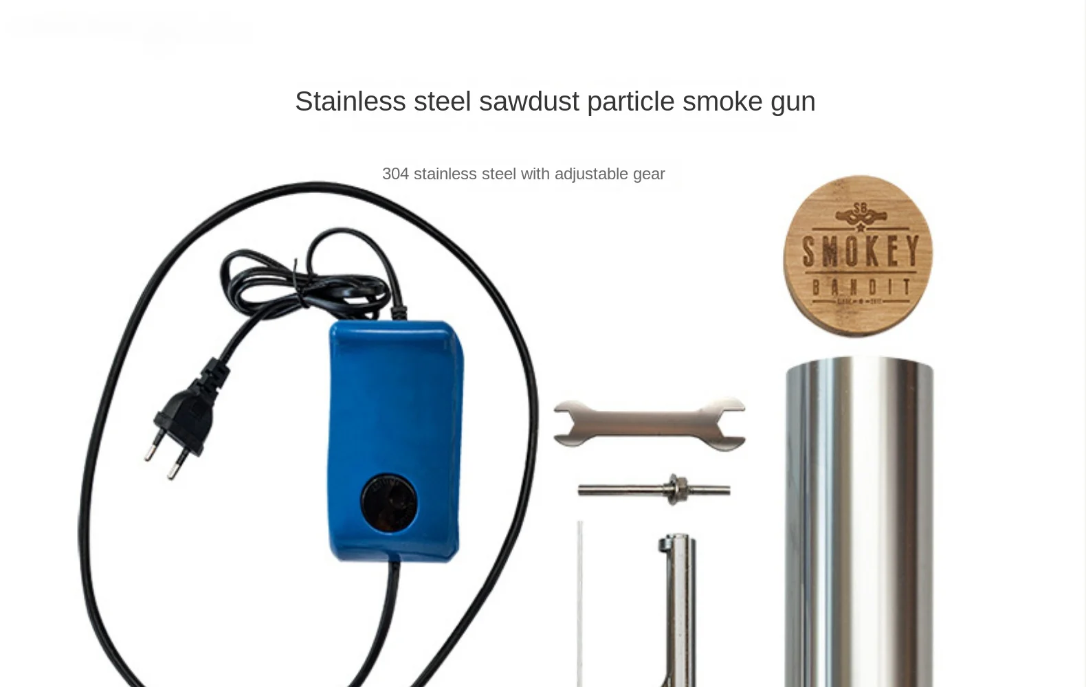 Mini Pistola Affumicatrice Portatile Per Cibi E Cocktail – Fumatore A Freddo In Acciaio Inox – Per Barbecue, Bistecche, Drink - 2