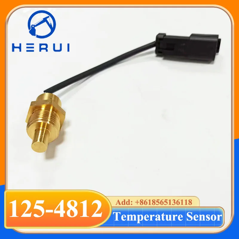 Capteur de température 125-4812 1254812 pour moteur E320B 320B 322B 322C 325B, pièces de rechange pour moteur et pelle