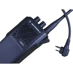 Cable PTT táctico doble pin para Motorola – Intercomunicador radio