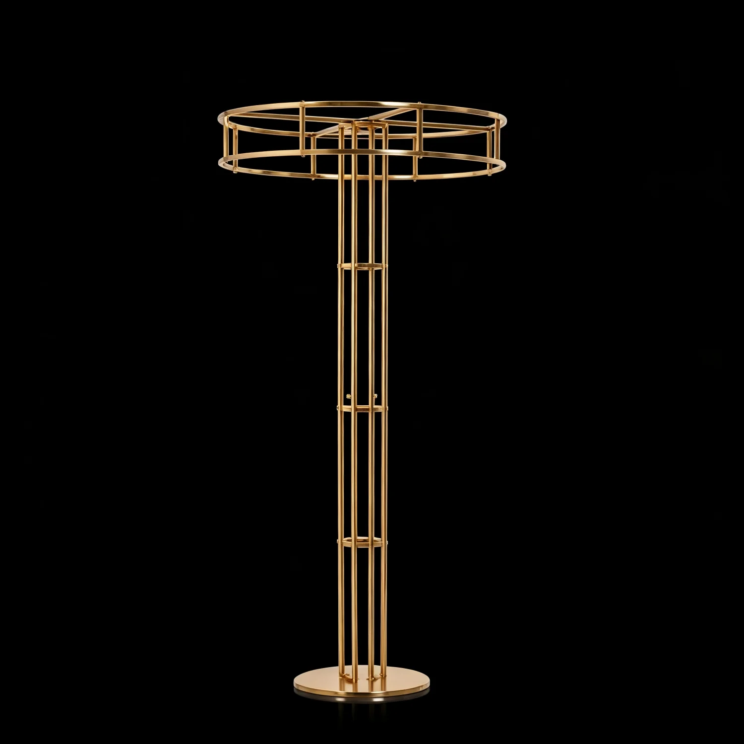 Eleganter Goldener Hochzeits-Blumenständer für Outdoor-Events, Bankett-Tischdekoration, Ideal für Brautpartys, Einweihungsfeiern und Jubiläen – Detail 3