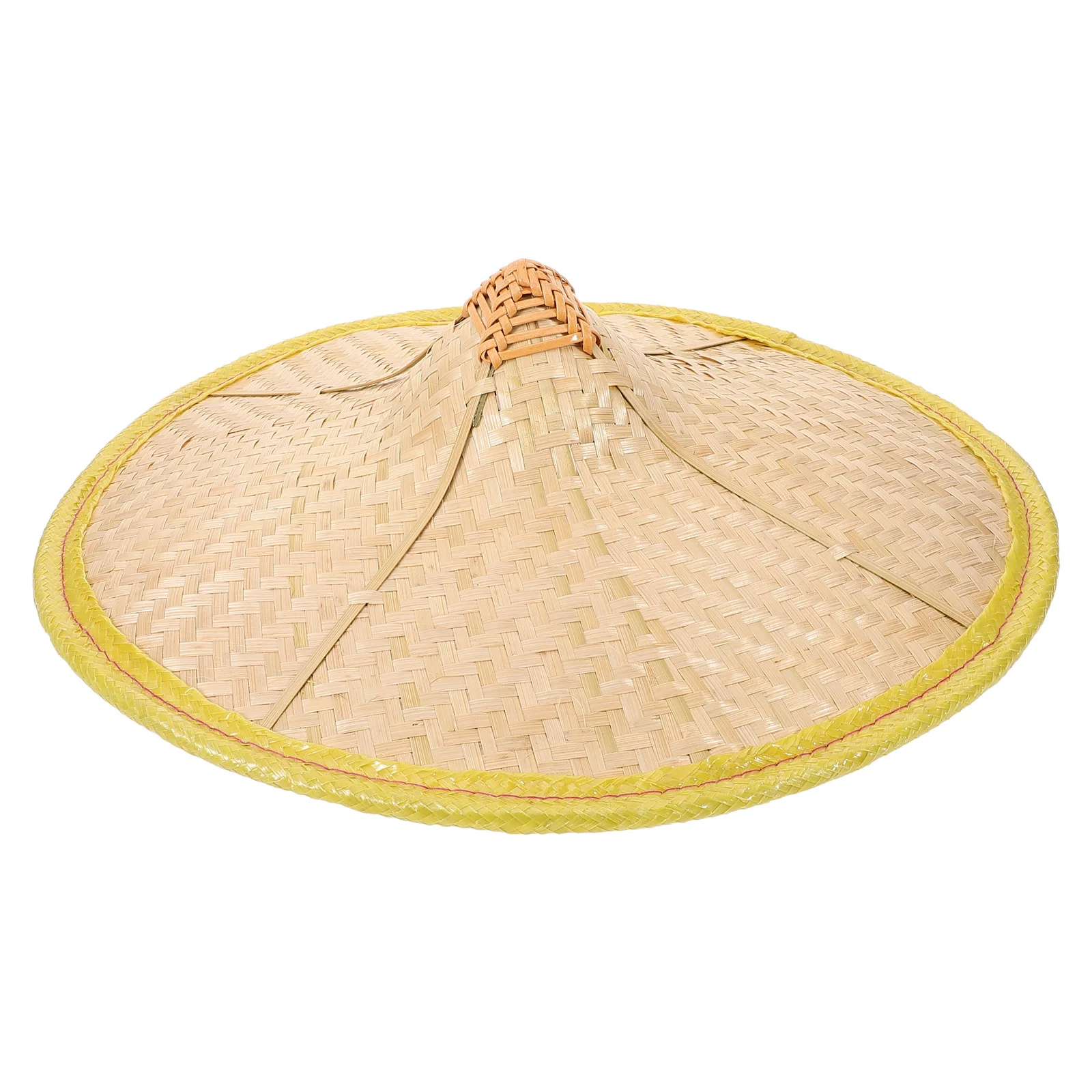 

Bamboo Hat Hats Home Supplies Oriental Asian Rain Summer Manual Caps Stage Performance Weaving Child Adult