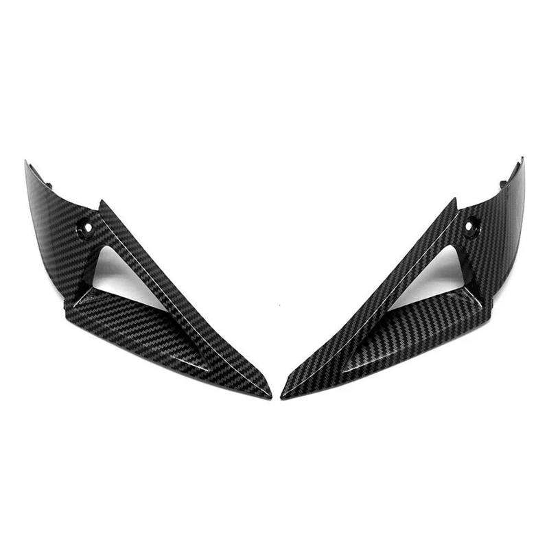 NEW-Motorcycle Carbon Fiber Finish Headlight Side Panels Cover Fairing For HONDA CBR1000RR CBR 1000RR 2004 2005