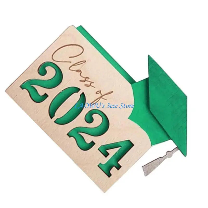 

Y8AD Card Wallet 2024 Graduation Card Case with Elastic Band Closure