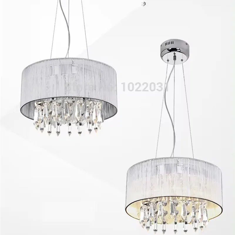 300mm Diameter Handmade Cloth K9 Crystal Ceiling Lights Modern Ceiling lamps 0016 New