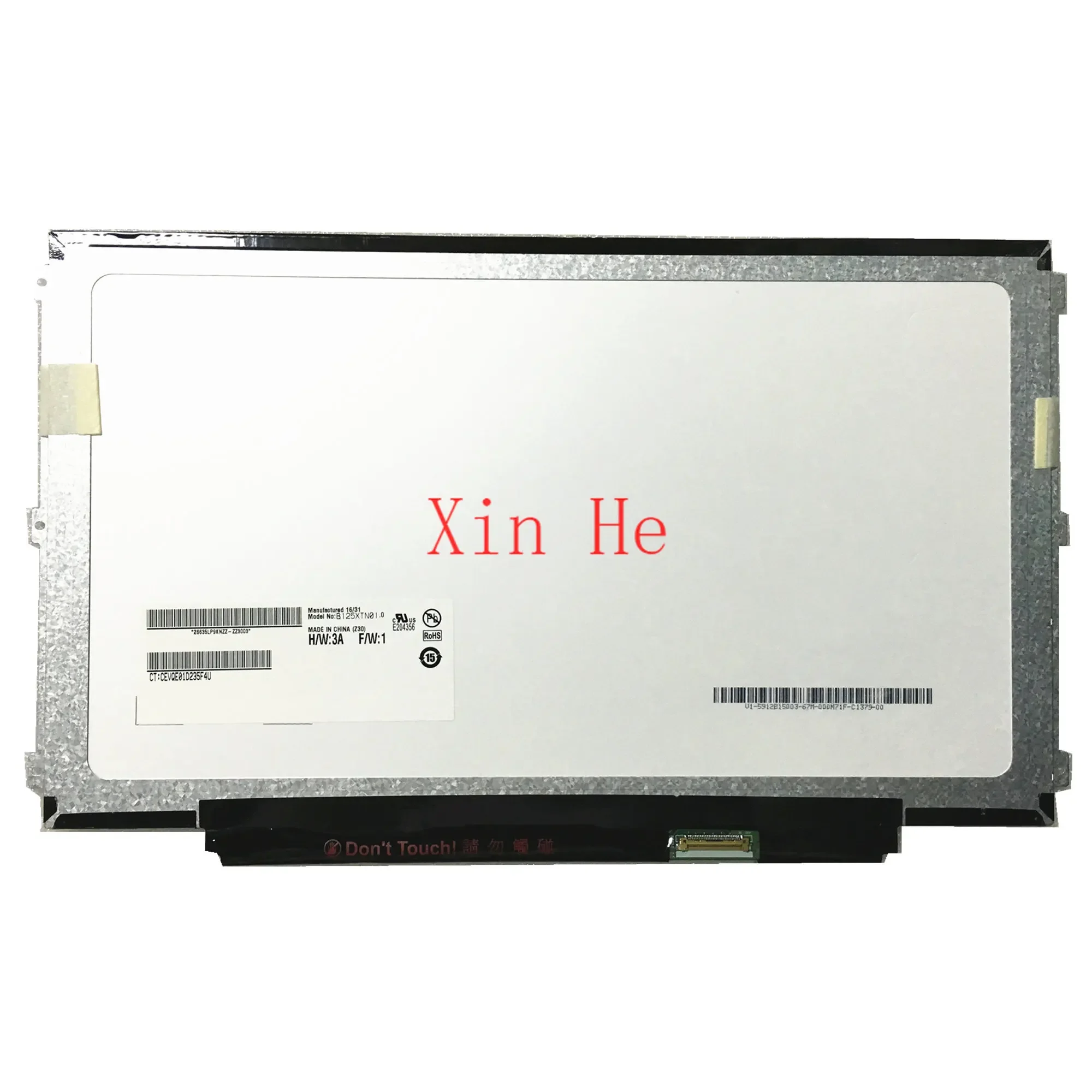 

B125XTN01.0 B125XTN02.0 LP125WH2-TPB1 TPP1 12.5'' Laptop LCD Screen 1366*768 EDP 30 PINS