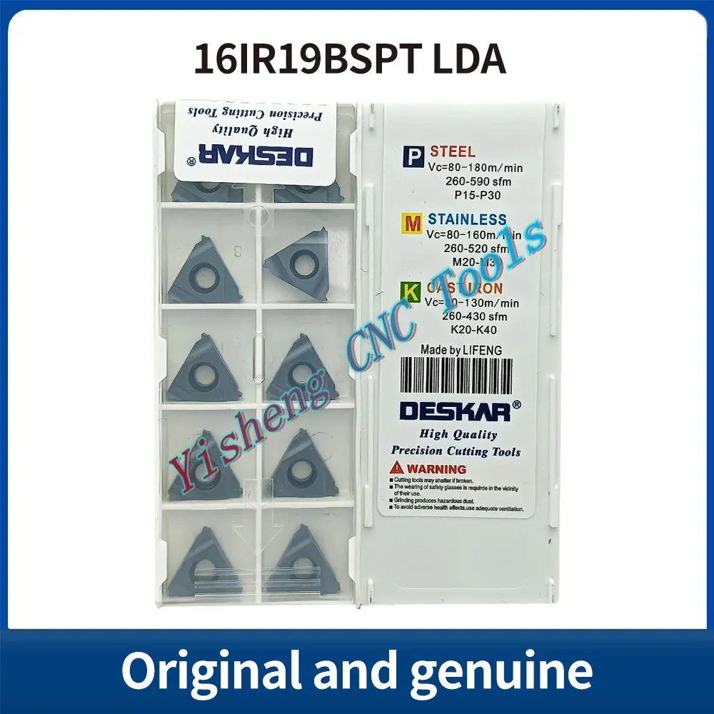 

DESKAR 100% Original 16IR11BSPT 16IR14BSPT 16IR19BSPT LDC LDA Original genuine threaded CNC blades