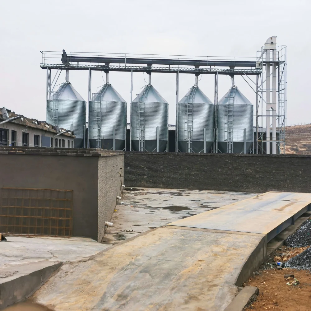 Farm Hot Galvanized Steel Feed Silo Storage Tower with Anti-corrosion and High Strength