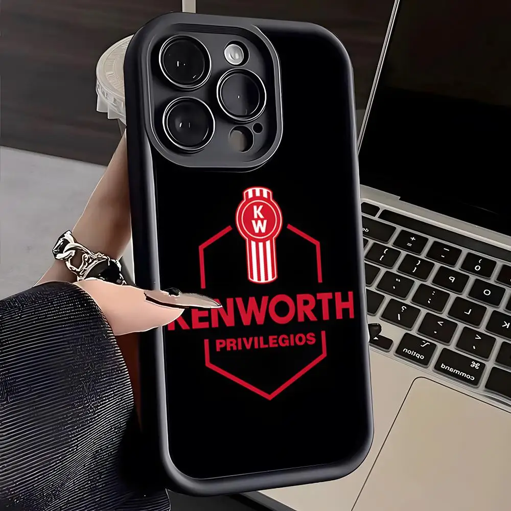 KENWORTH TRUCK LOGO Phone Case For IPhone 16 Pro Max 15 Pro 14 Plus 13 12 11 XR XS Max X 7 8 Plus Soft TPU Back Cover