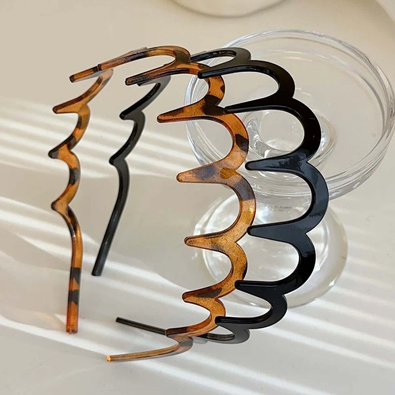 New Headband Hair Comb Zigzag Band Notched Headband Woman Man Girl Christmas Birthday Gift Rescue Broken Hair Artifact view 4