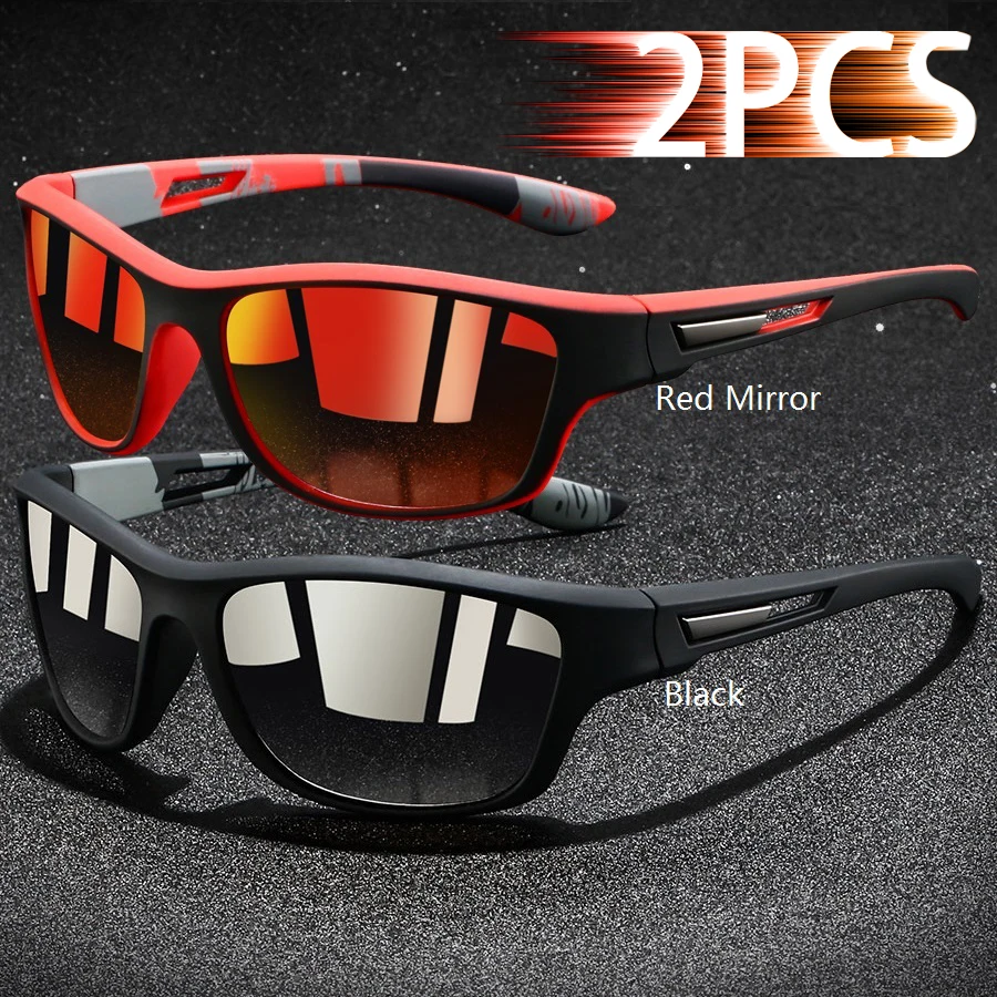Modische Vintage-Sonnenbrille für Radfahren, Angeln und Sport - Unisex-Sonnenbrille für Laufen, Radfahren und Bergsteigen – Detail 12