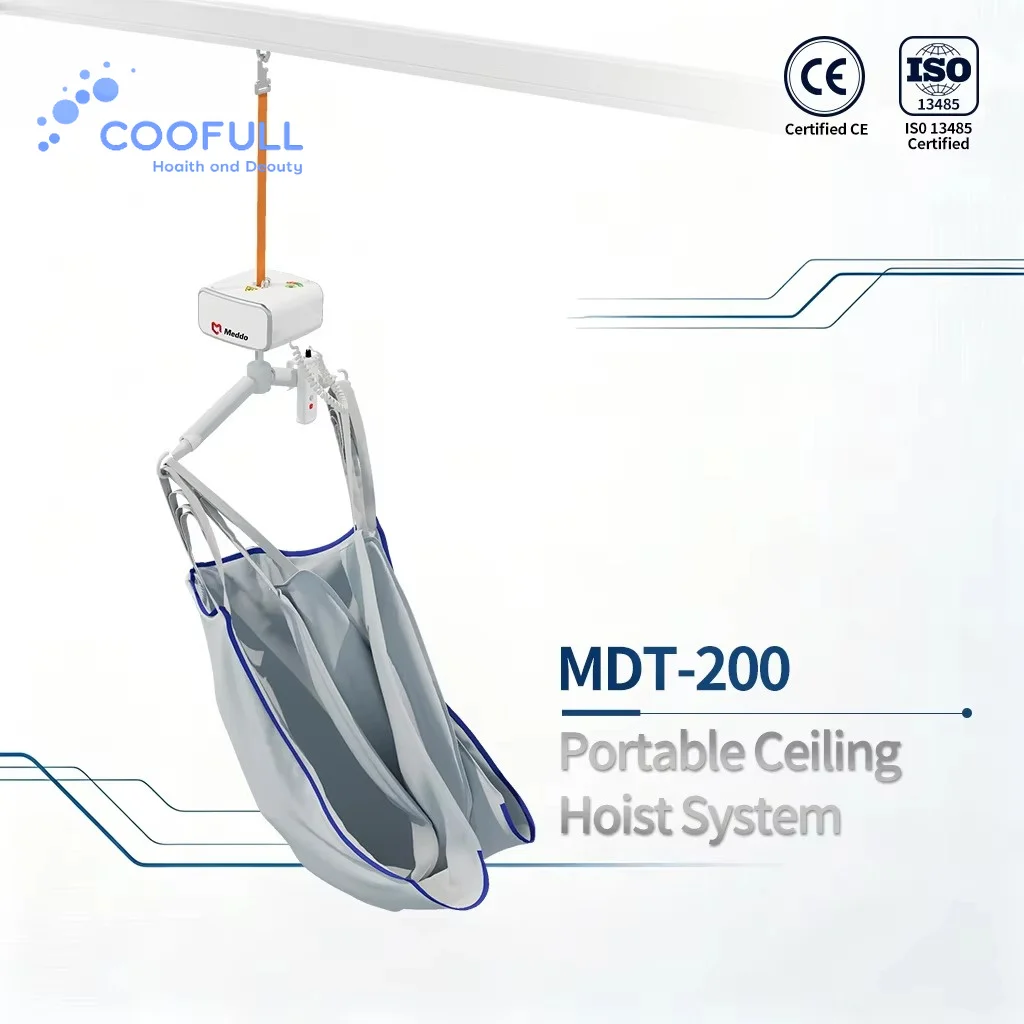 Coolfull Advanced Portable Ceiling Hoist System with Fixed and Portable Dual-Use Modes for Residential and Clinical Scenarios