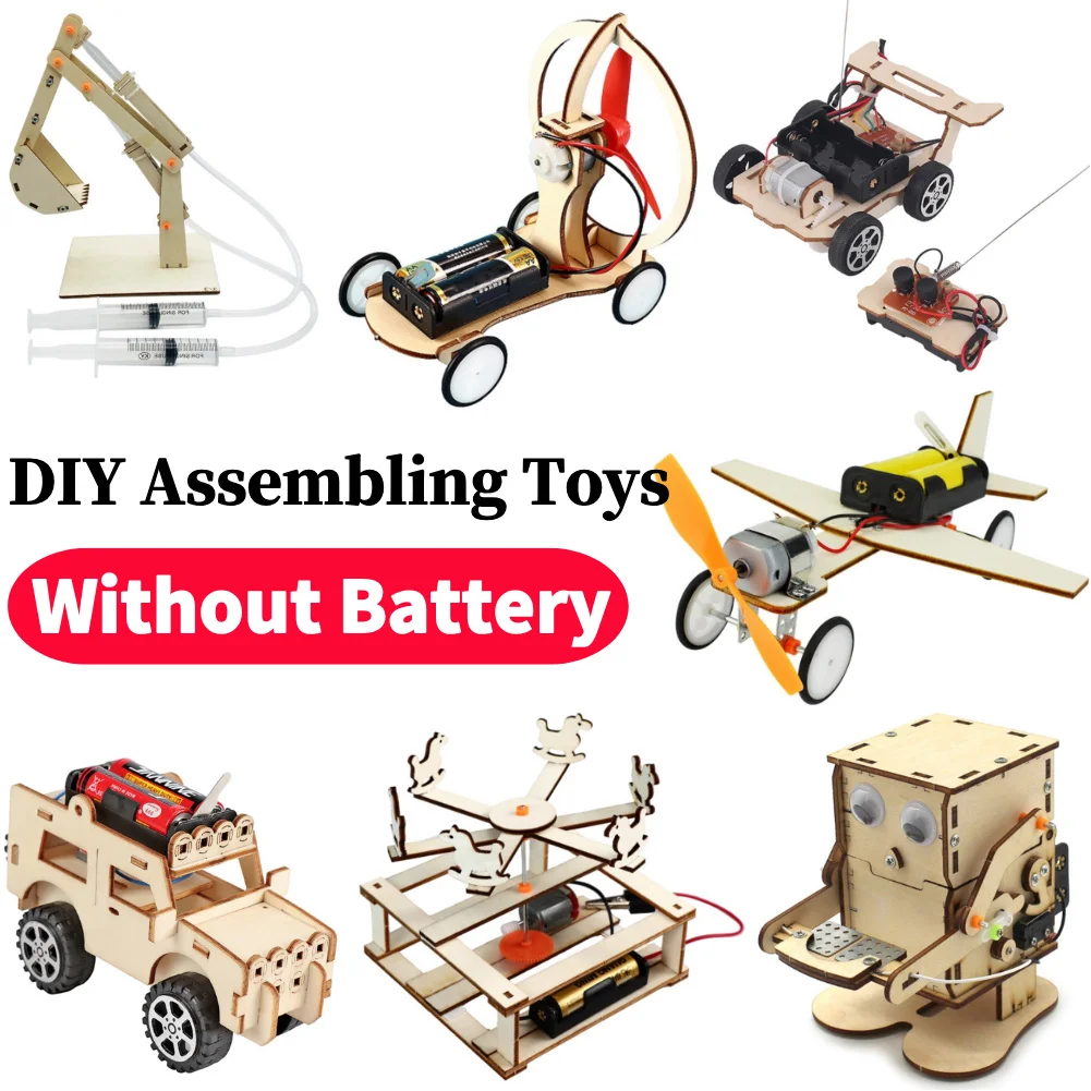 مجموعات الجذعية للأطفال DIY التجارب العلمية الفيزيائية مجموعة دوائر ABS المكونات الإلكترونية الأطفال ألعاب تعليمية يدوية #1