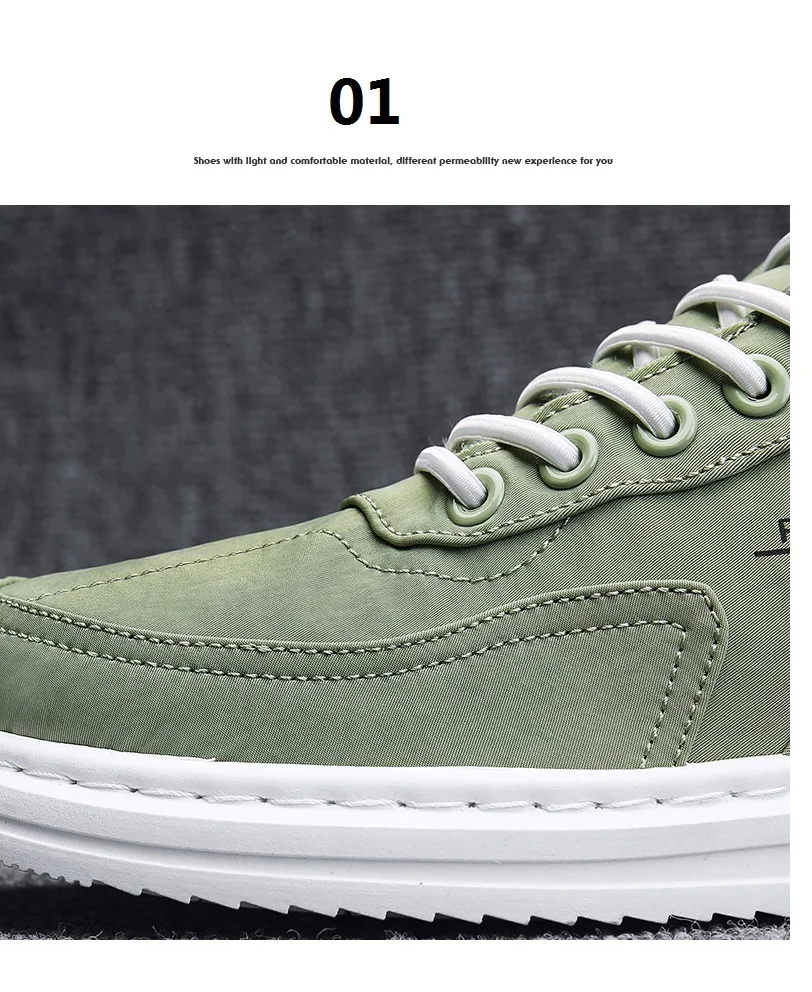 Sneakers for Men 2024 New Spring Vlucanize Shoes Classic Boys Platform Ice Silk Canvas Shoes Versatile Soft Bottom Sports Shoes