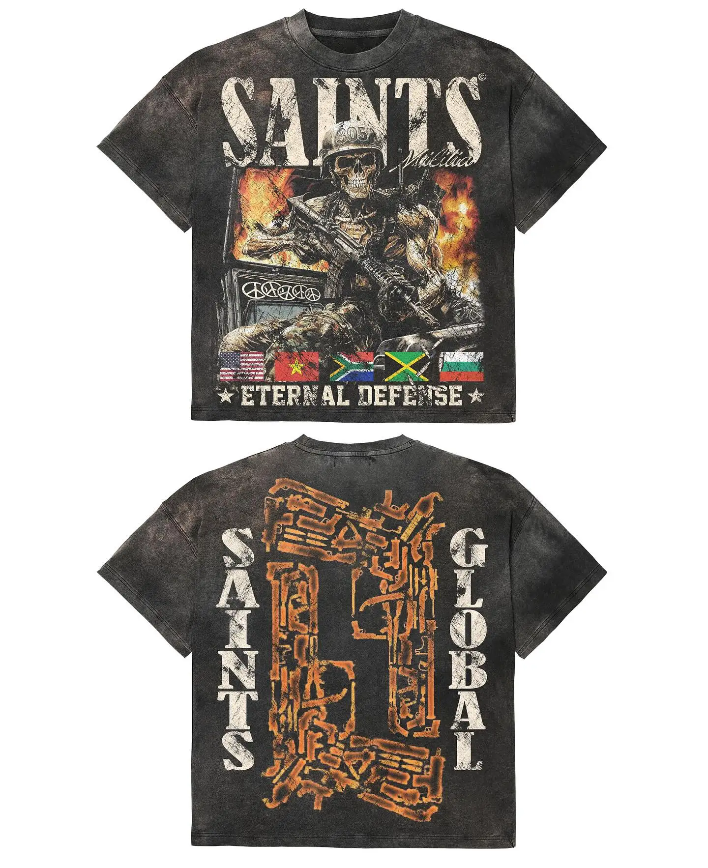 

Vintage skull premium graphic t shirts oversized y2k tops harajuku american all cotton short sleeve t shirt men clothing