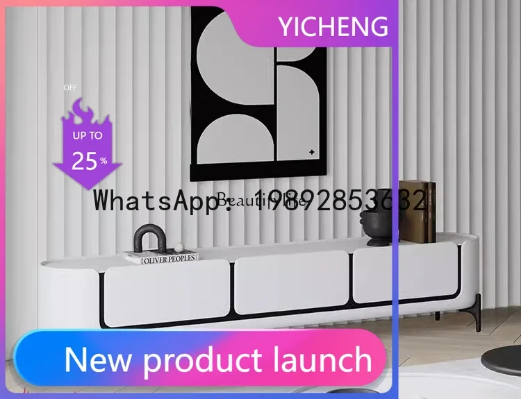 

QQ 4z.French cream wind TV cabinet high living room storage locker integrated