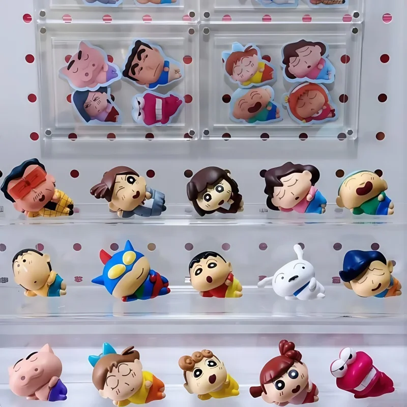 

Новый оригинальный карандаш Shin-Chan Minime Lazy Chill Series Mini Blind Box Q Милая кукла Настольный орнамент Таинственная коробка Xmax Игрушка в подарок