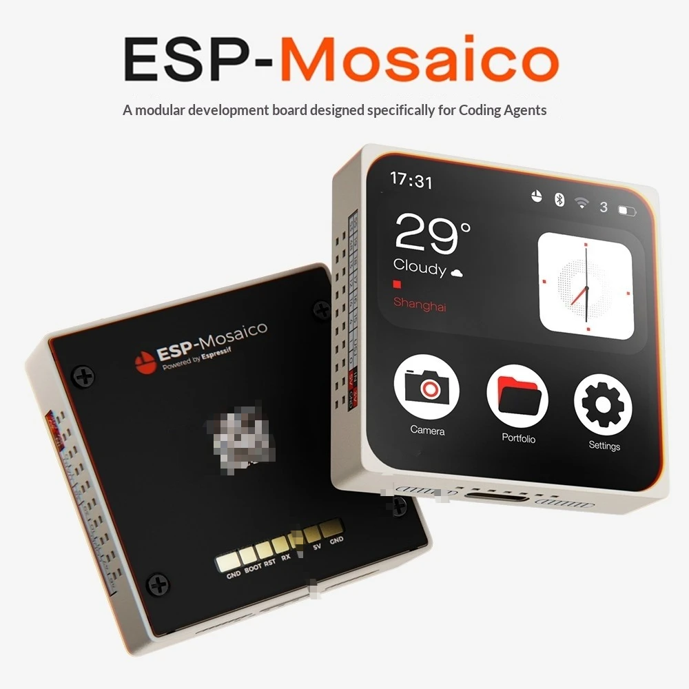 ESP-Mosaico ESP32-S31 Series AI Coding Smart Kit Development Board Low Power Camera Multifunctional Interaction Module