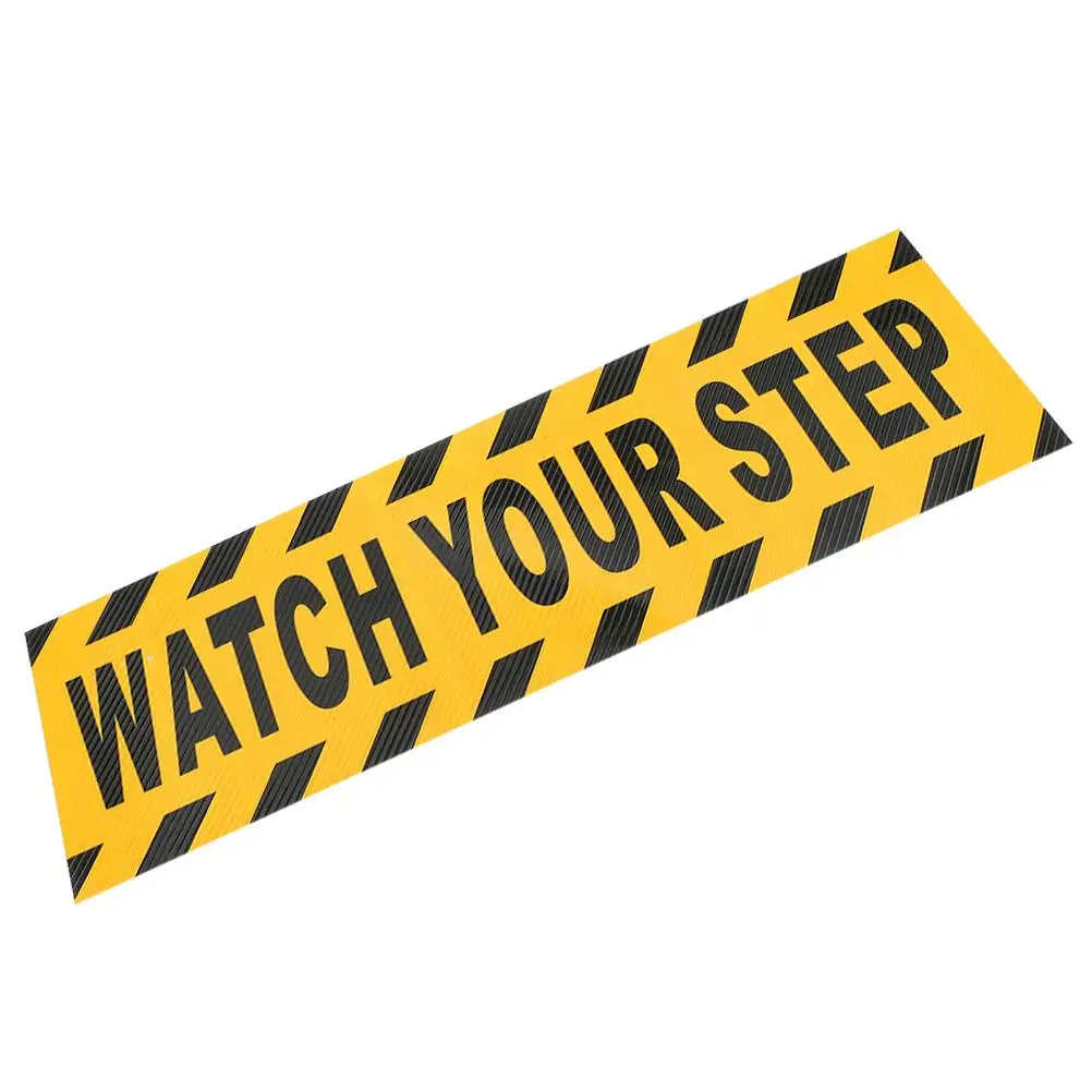 Adesivi antiscivolo Indicatori di sicurezza per pavimenti Applique Segni di messaggi Avviso in PVC Avviso ufficio