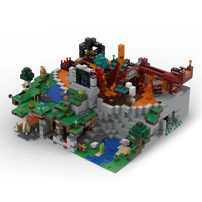 Modello di gioco popolare Moc Mattoni da costruzione UCS Dripstone Cave Tecnologia Blocchi modulari Regali Giocattoli di Natale Set fai da te Assemblaggio