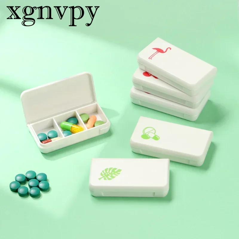 xgnvpy Pill Box Travel portable Small and mini carry-on dispenser sealed pill box does not take up space to carry