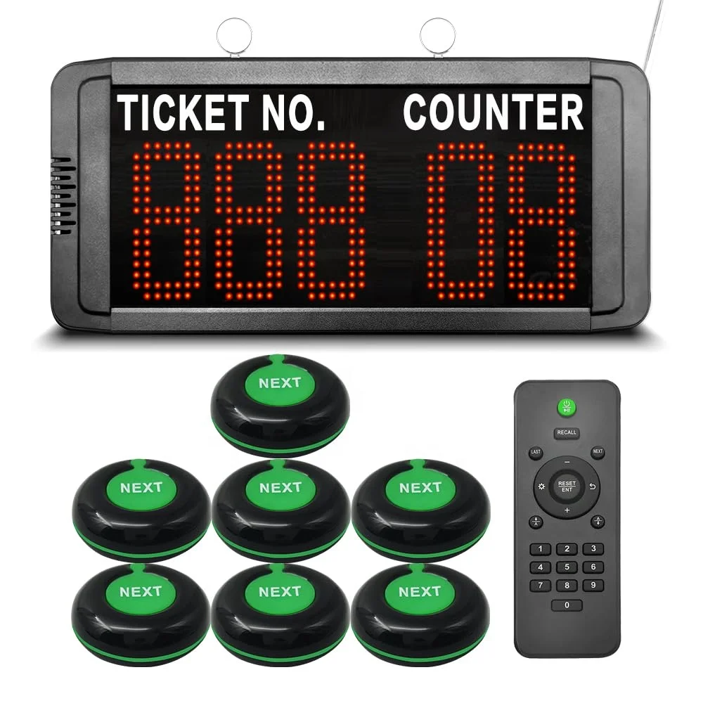 Take a Number Machine  Wireless Queue Calling System Customer Queuing System for Bank Hospital Restaurant Office Service Hall