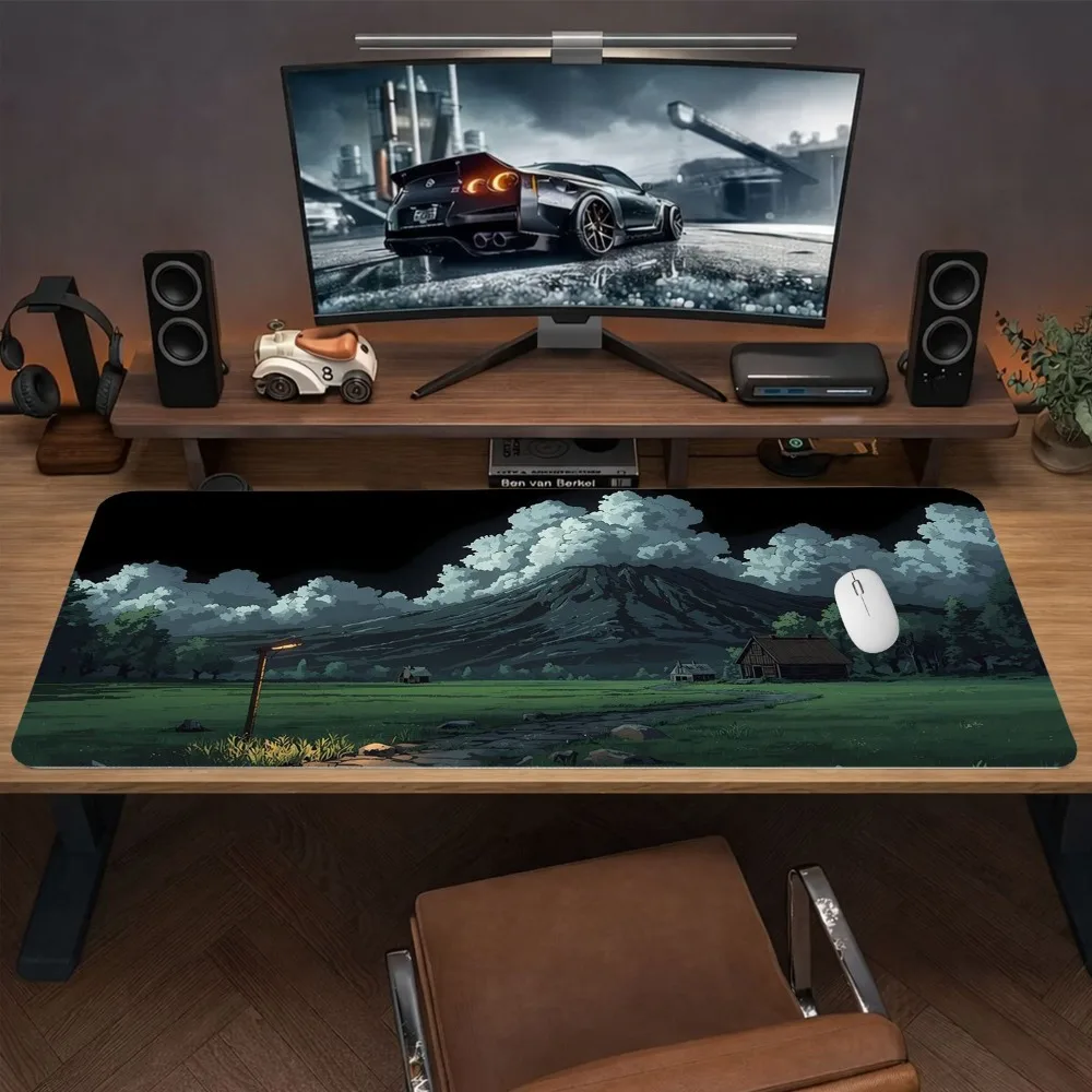 Anti-slip mouse pad with PVC anti-slip bottom lining and desk protection pad alfombrilla ratón ordenador alfombrilla gaming