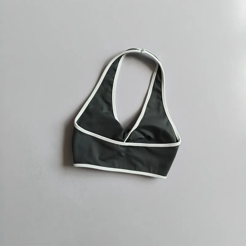 2-teiliges nahtloses Sport-Set mit Push-up-BHs für Damen, geeignet für Laufen und Aerobic, hochelastische, hüftformende Sport-Shorts. – Detail 22