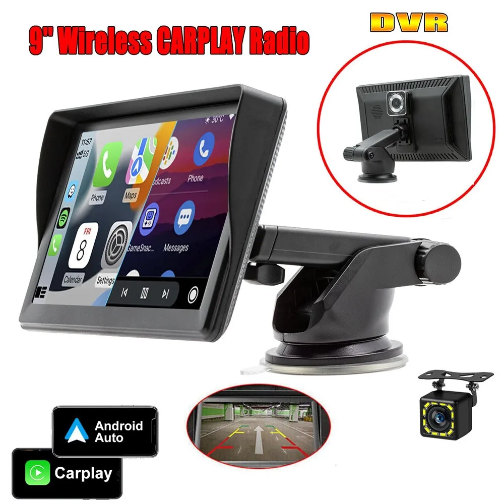 

7/9 Inch Car Radio Automotive Multimedia MP5 With Car Dvr 2Din Stereo Receiver Bluetooth Android Auto Wireless Apple Carplay