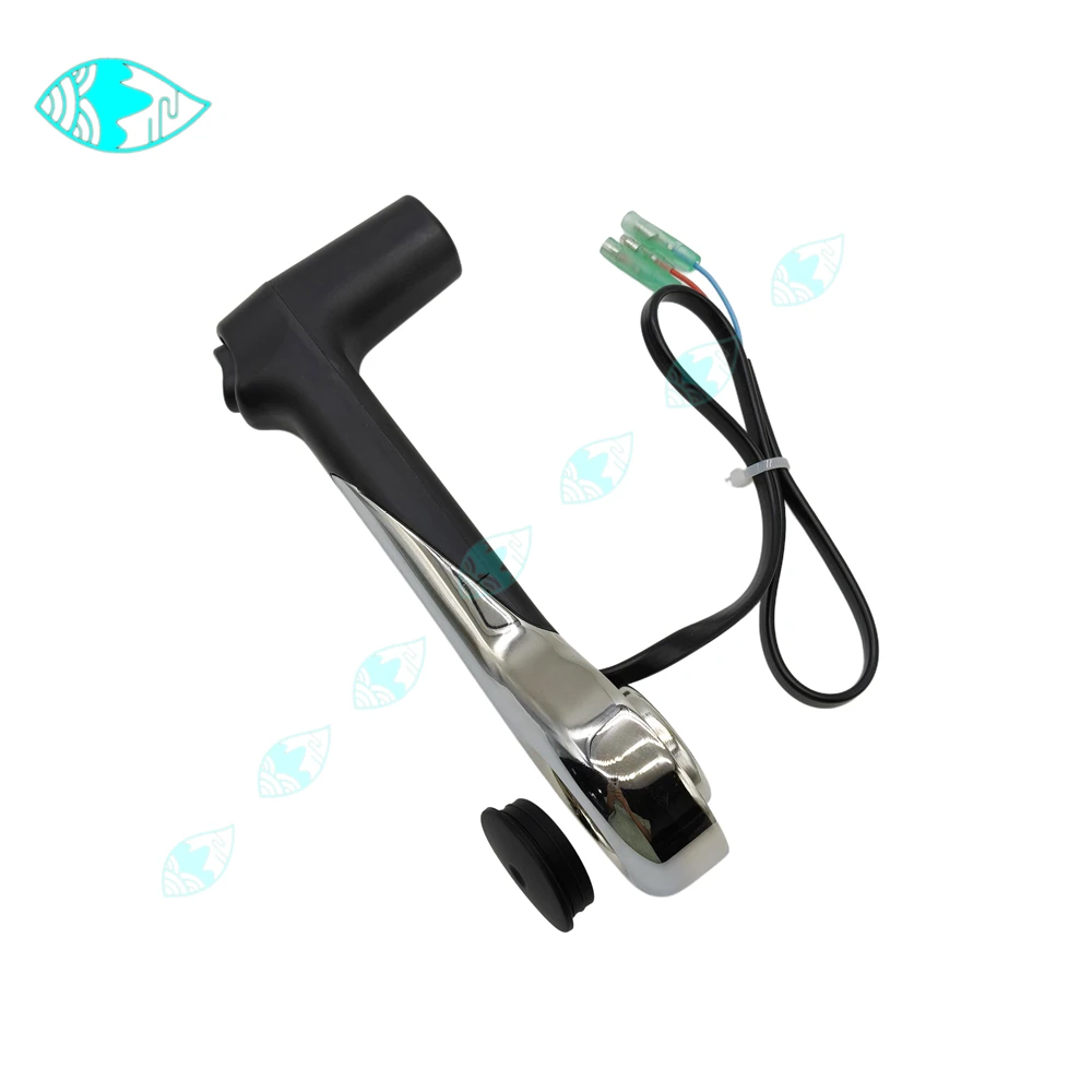 704-48221-P0 Outboard Motor Vertical Single Control Box Throttle Control Handle for Yamaha 704-48205-P1