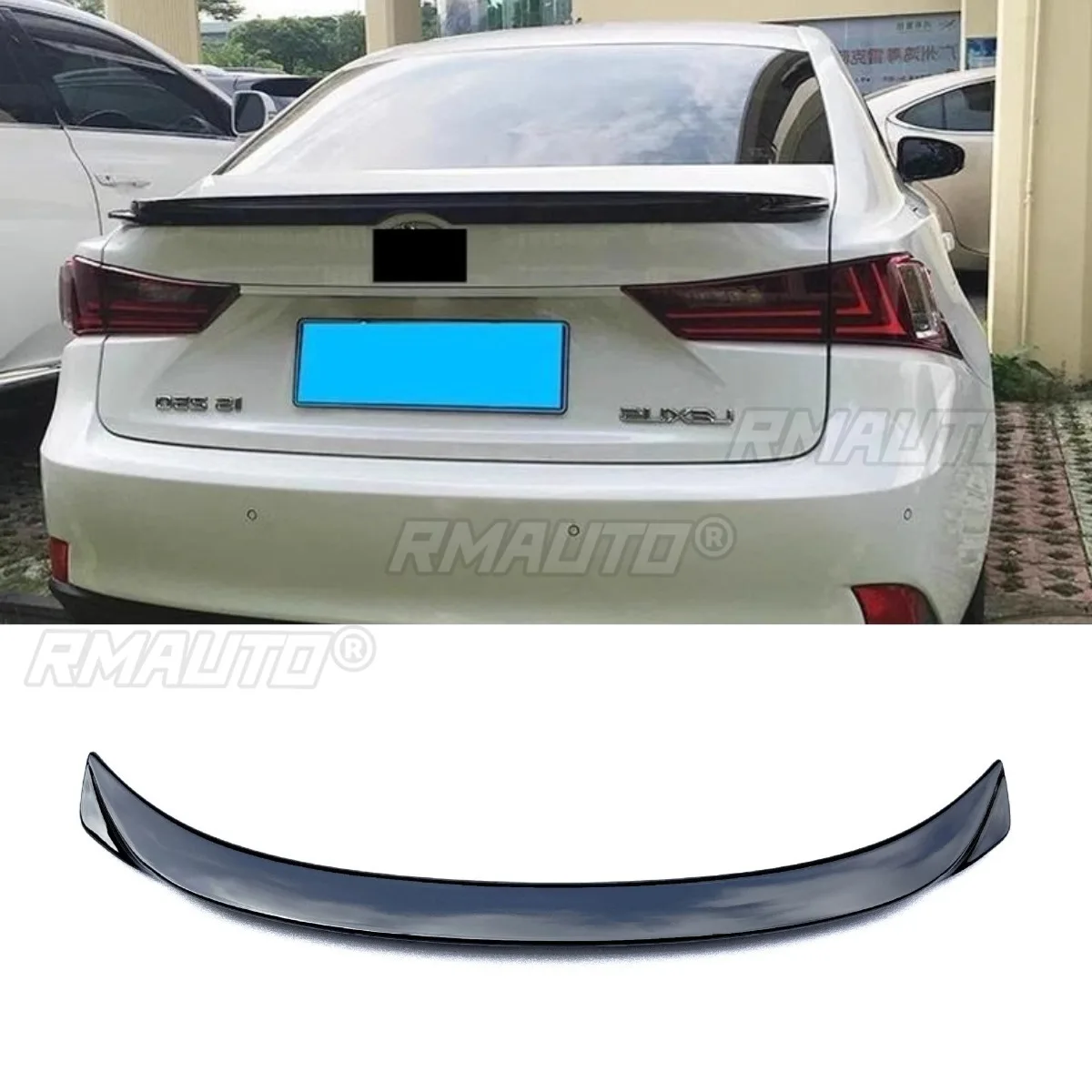 

Задний спойлер багажника автомобиля, модификация крыла для Lexus IS 2013-2019, задний спойлер багажника, крыло багажника, автомобильные аксессуары