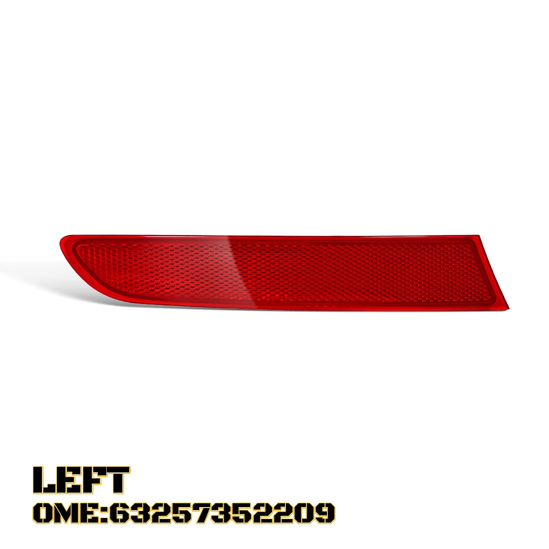 63257352209 63257352210 For BMW X3 F25 2014 2015 2016 2017 Rear Bumper Reflector Tail Brake Warning Stop Lights