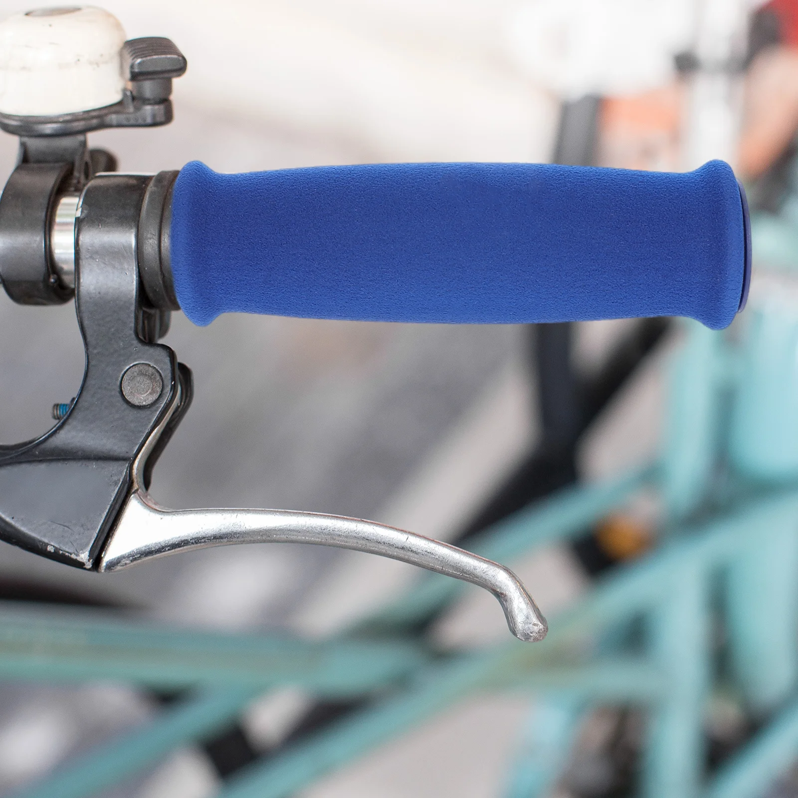 

1 Pair Sponge Handlebar Grips Sweat Absorbing Shockproof Anti Slip Vibration Absorbing Comfortable Handlebar Grips For Mountain