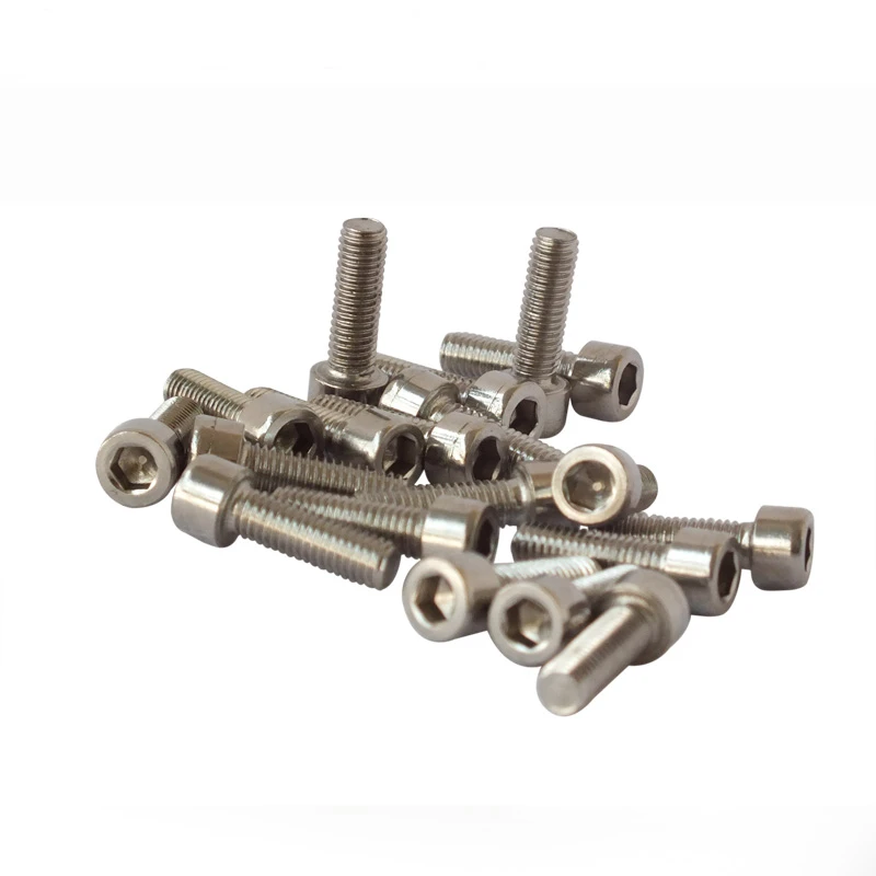 

30PCS Bicycle Water Bottle Bolt Screw M5 X 16MM Frame Nut Steel Mountain MTB Road Part