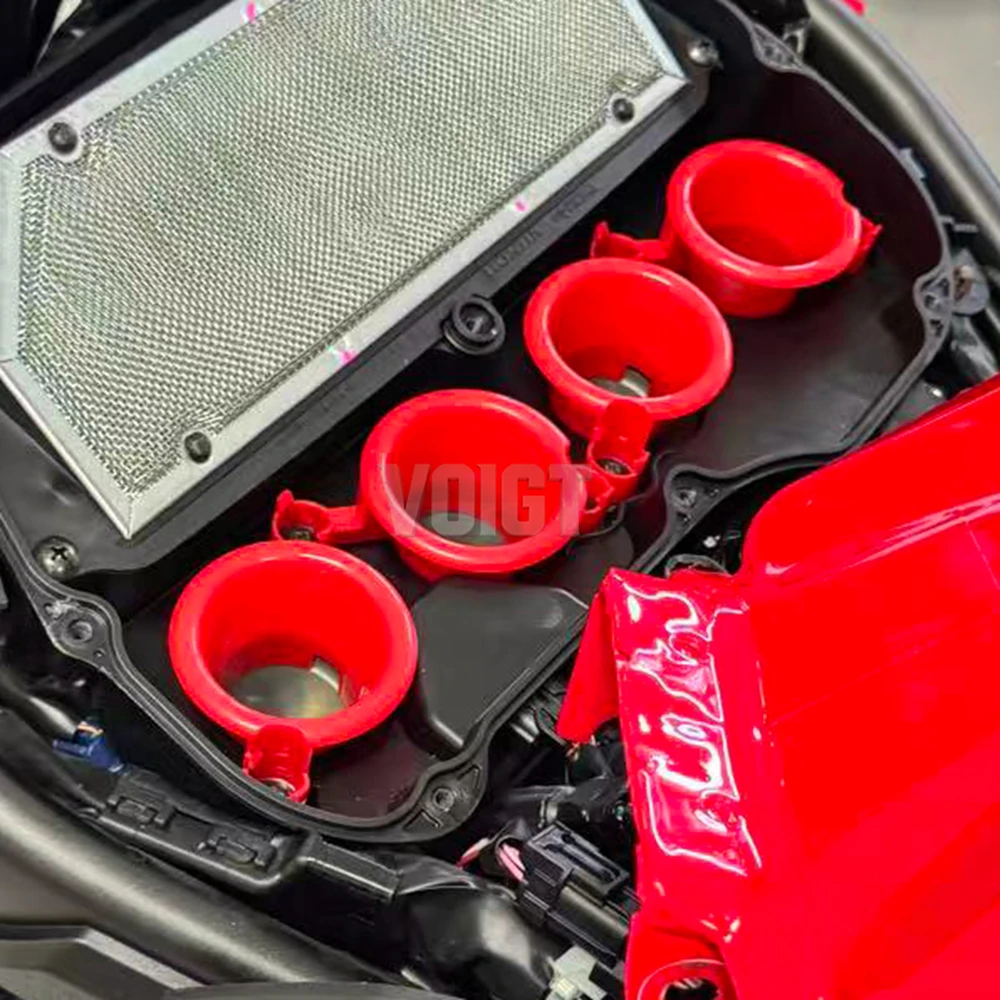 Velocity Stack Air Intake Wind Horn Cup fit for Ho&n&da CBR650R CBR 650 R CBR 650R E-Clutch 2019-2026 High Flow Air Funnel Wind view 3