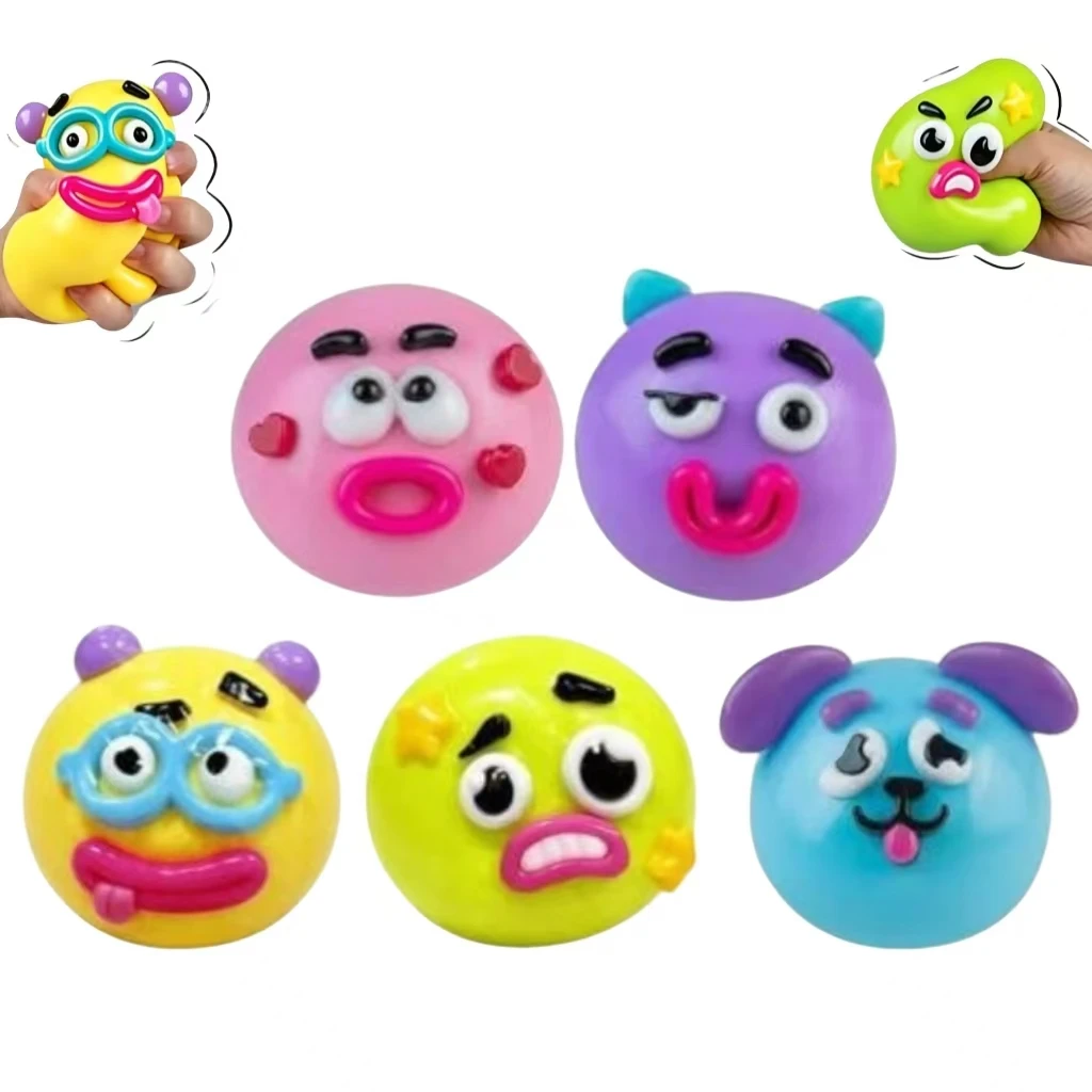

NEW Smushers Squishy, Curiosities Dog Face Swap Squishy Toy, Soft Moldable Cute Slow Rise Squeeze Toy, Relaxing Sensory S