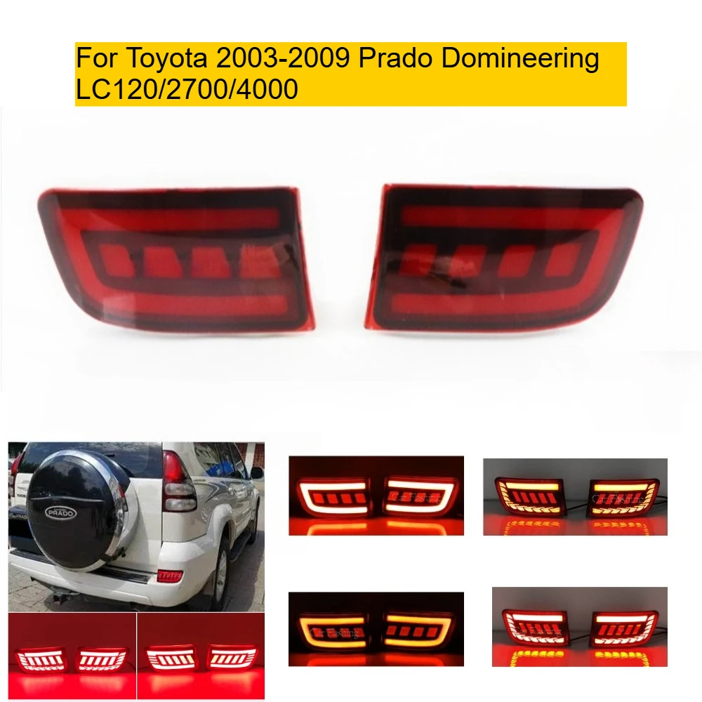 

Подходит для Toyota 2003-2009 Prado Overbearing LC120/2700/4000, задняя фара, задняя противотуманная фара