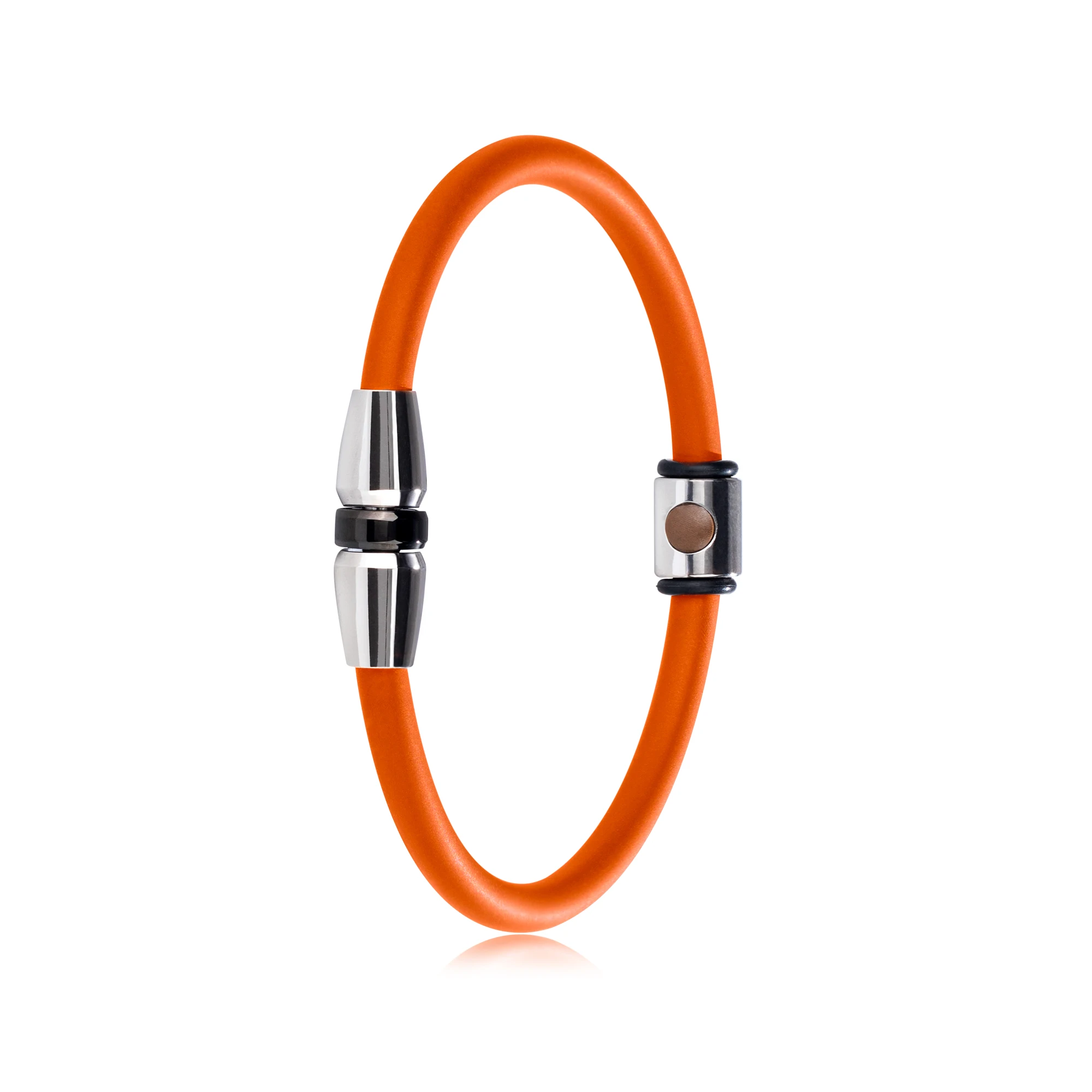 Pulsera de silicona de iones negativos antiestática, suministro directo de fábrica, accesorios a presión de energía de iones negativos, pulsera personalizada