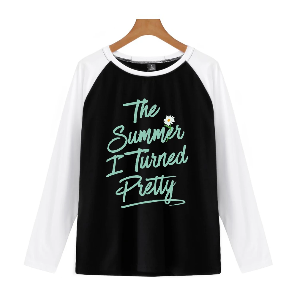 

The Summer I Turned Pretty Season 2 Crewneck Raglan Long Sleeve T-shirt 2023 New Tv Series Women Men's Clothes