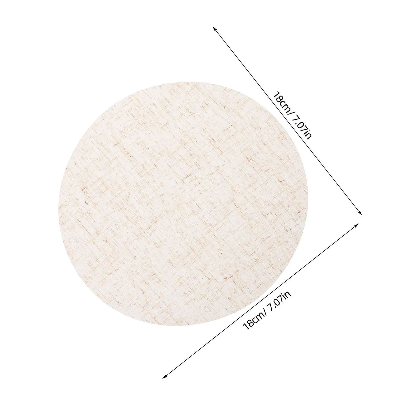 4Pcs 7 Inch Drum Lampshade Diffuser Soft Light Diffuser Fabric Light Filter for Recessed Ceiling Fan Pendant Flush Mount Lamp