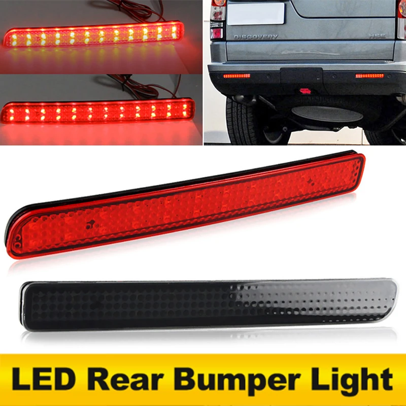 2x led luz refletora do para-choque traseiro para discovery 3 lr3 05-09 discovery 4 lr4 10-13 para range rover sport (l320 facelift) 10-13