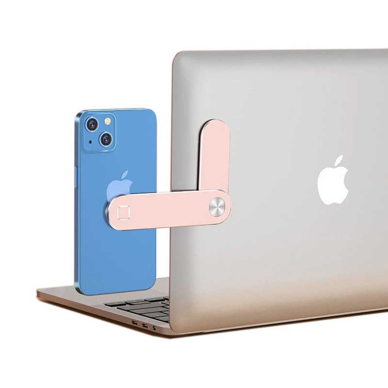 

Боковой зажим для монитора компьютера для iPhone Magsafe Series, все телефоны, магнитный держатель для телефона, расширительный кронштейн из алюминиевого сплава