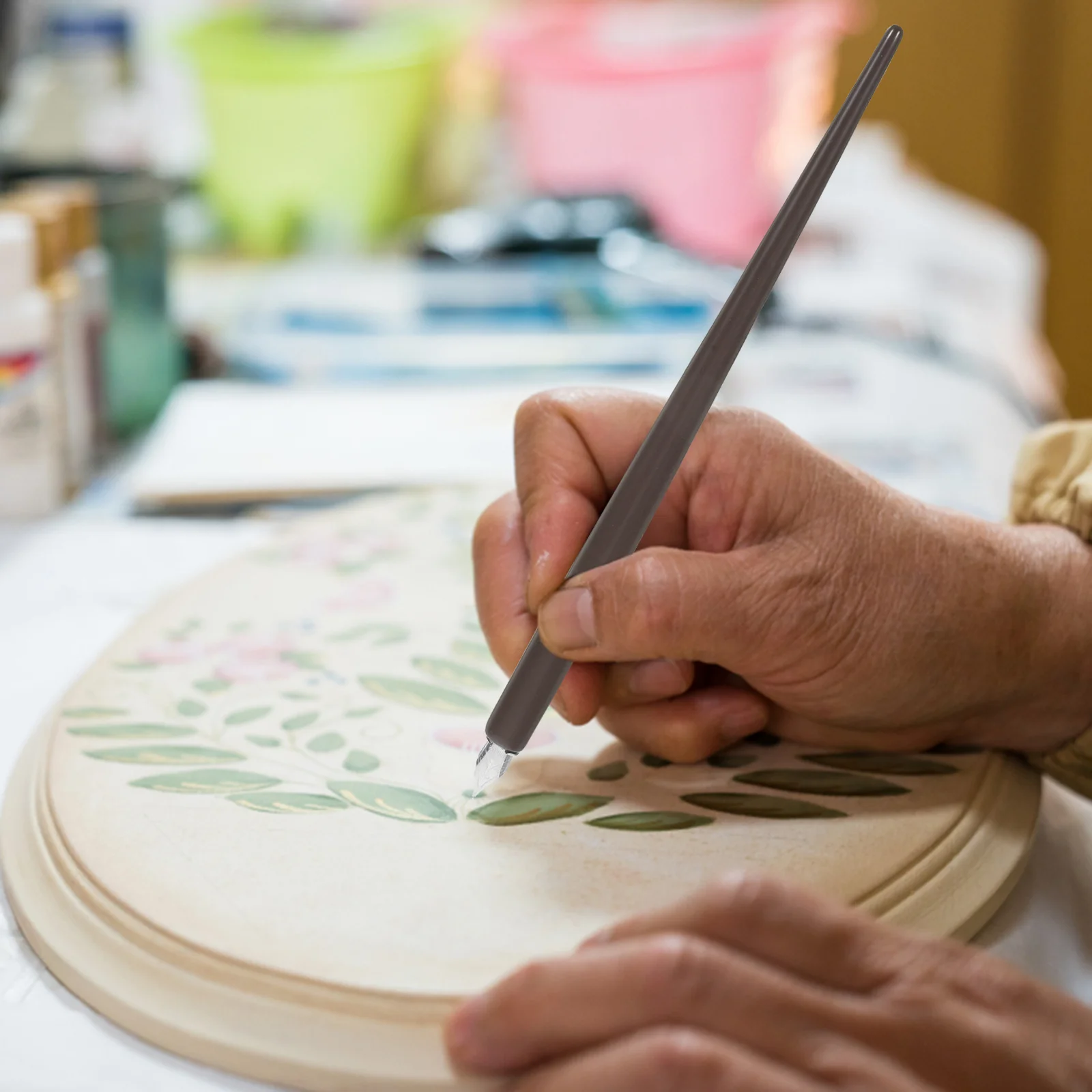 

Underglaze Multifunctional Hand-Painted Pencil Convenient DIY Art Pencil Lightweight Durable for Ceramic Pottery Drawing