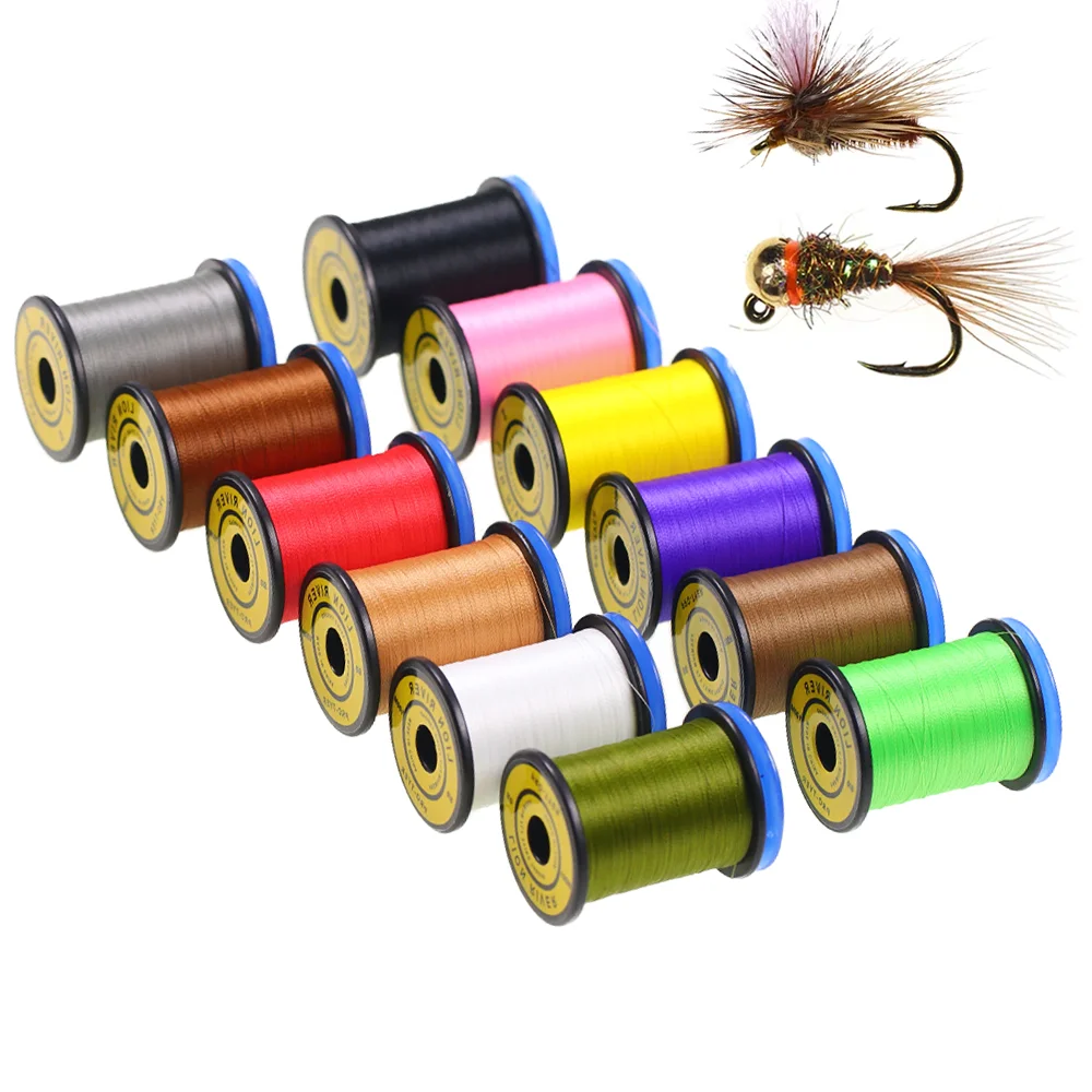 1spool/2spools 8/0 Twisted Fly Tying Thread High Tensile Nylon Line Dry/Wet Fly Nymphs Streamer Trout Lures Fly Tying Material