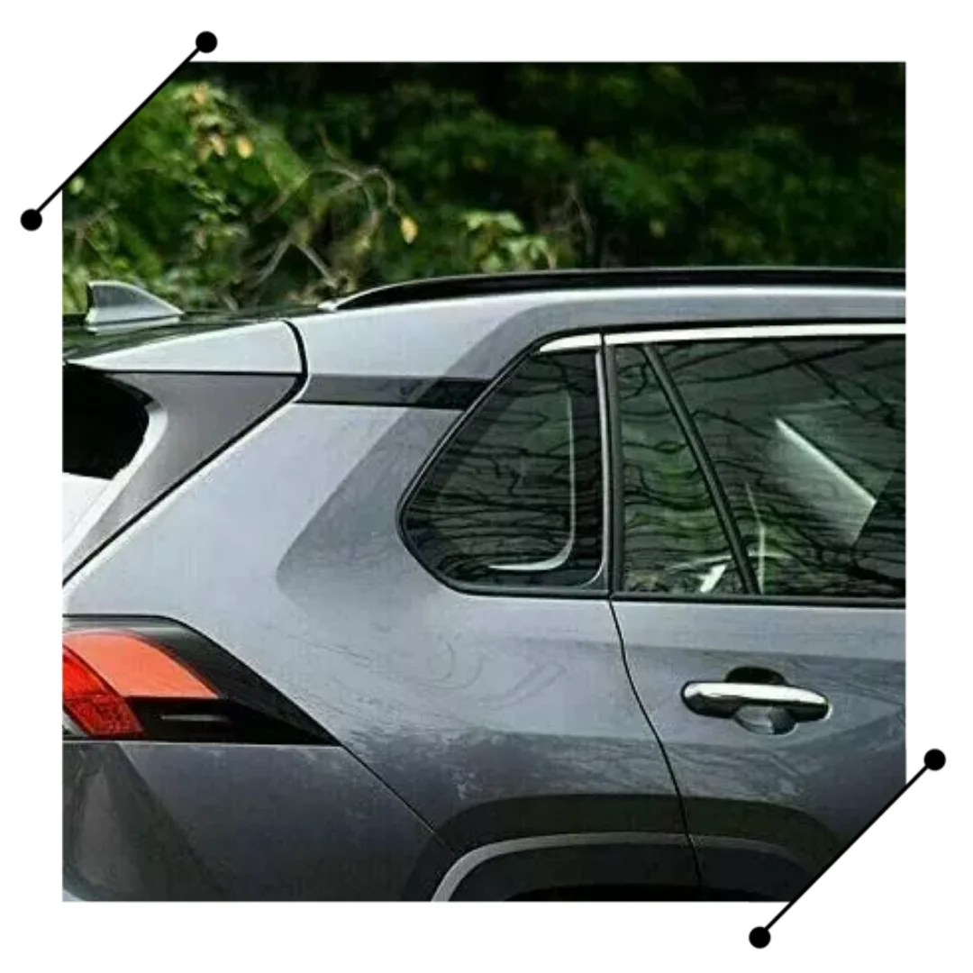 2Pcs Aluminum Roof Rack Luggage Carrier Crossbar Roof Rack Rail Carrier Fits for Toyota RAV4 2019-2025 Side Rail