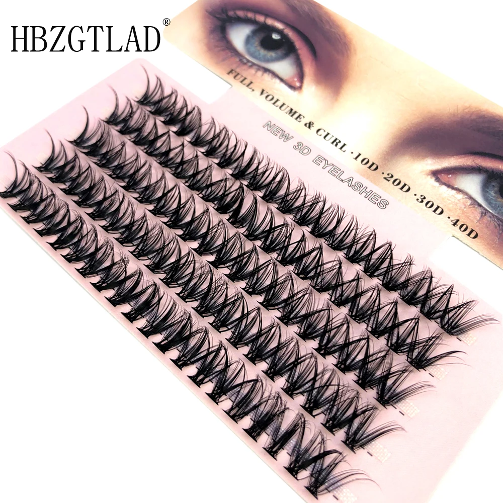 100 Cluster Professional Makeup Individual EyeLashes Grafting False Eyelashes eyelash extension individual eyelash bunche New